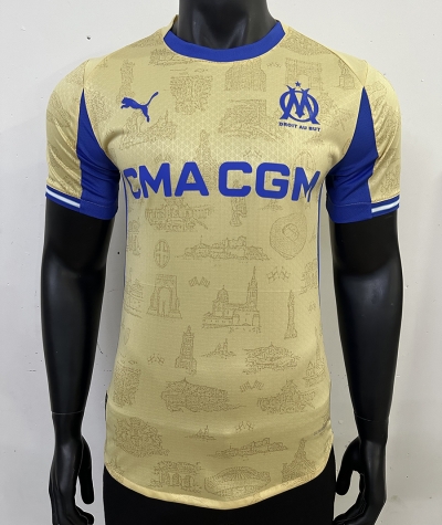2526 Marseille fourth Player Version Soccer Jersey